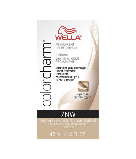 Wella ColorCharm Permanent Liquid Hair Color 7G/Sunlight Blonde Brown, –  Radiant Beauty Supplies