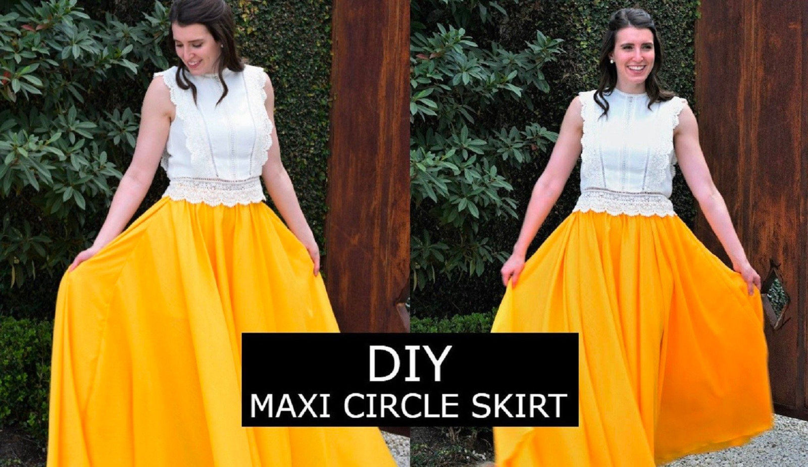 DIY Chiffon Maxi Circle Skirt Sewing 