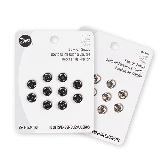 TEHAUX 50 Sets snap Buttons for Clothes Black Button Down Upholstery  Buttons Clothes snap Buttons sew on Snaps Craft Snap Buttons Button Press  Sewing