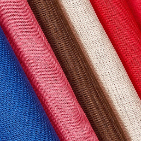 100% Linen Fabric by the Yard / Blue Linen Fabric / Buy Linen Online