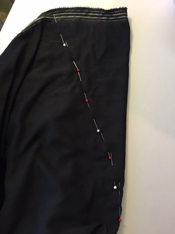 DIY Black Velvet Skirt Tutorial with Micro Velvet Fabric