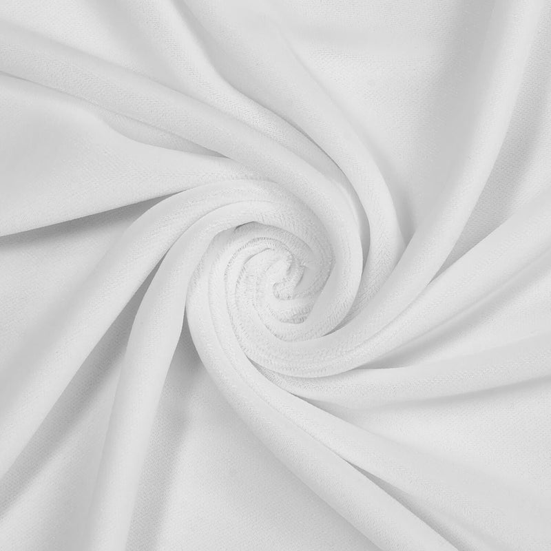 White Velvet Fabric