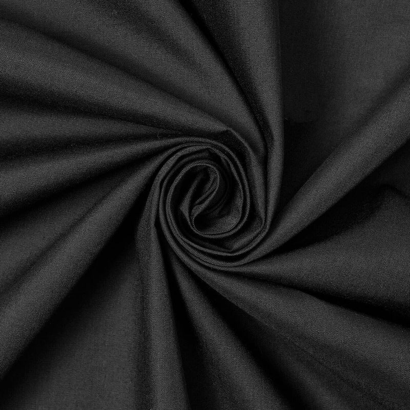 Stretch fabric waterproof black, 150 cm