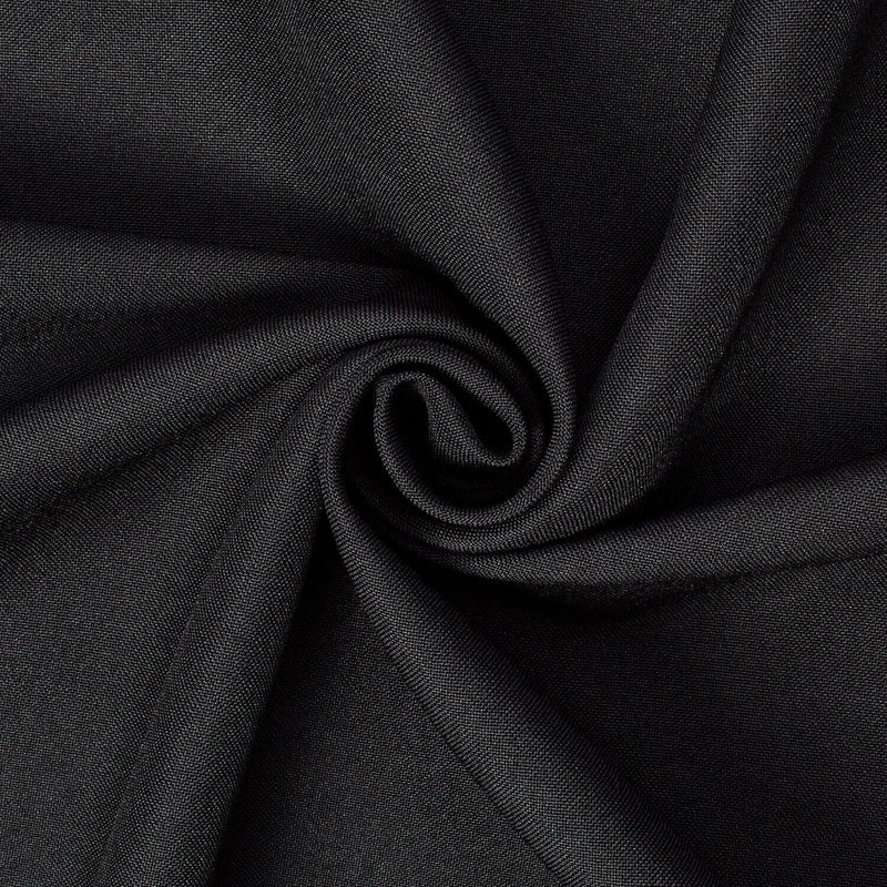 Black Cotton Fabric 45” Width Sold By The Yard