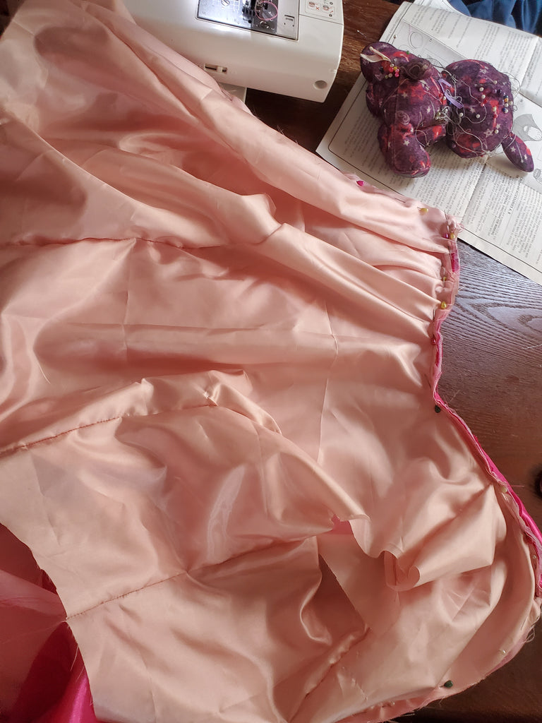 DIY Princess Peach Dress Cosplay Sewing Tutorial