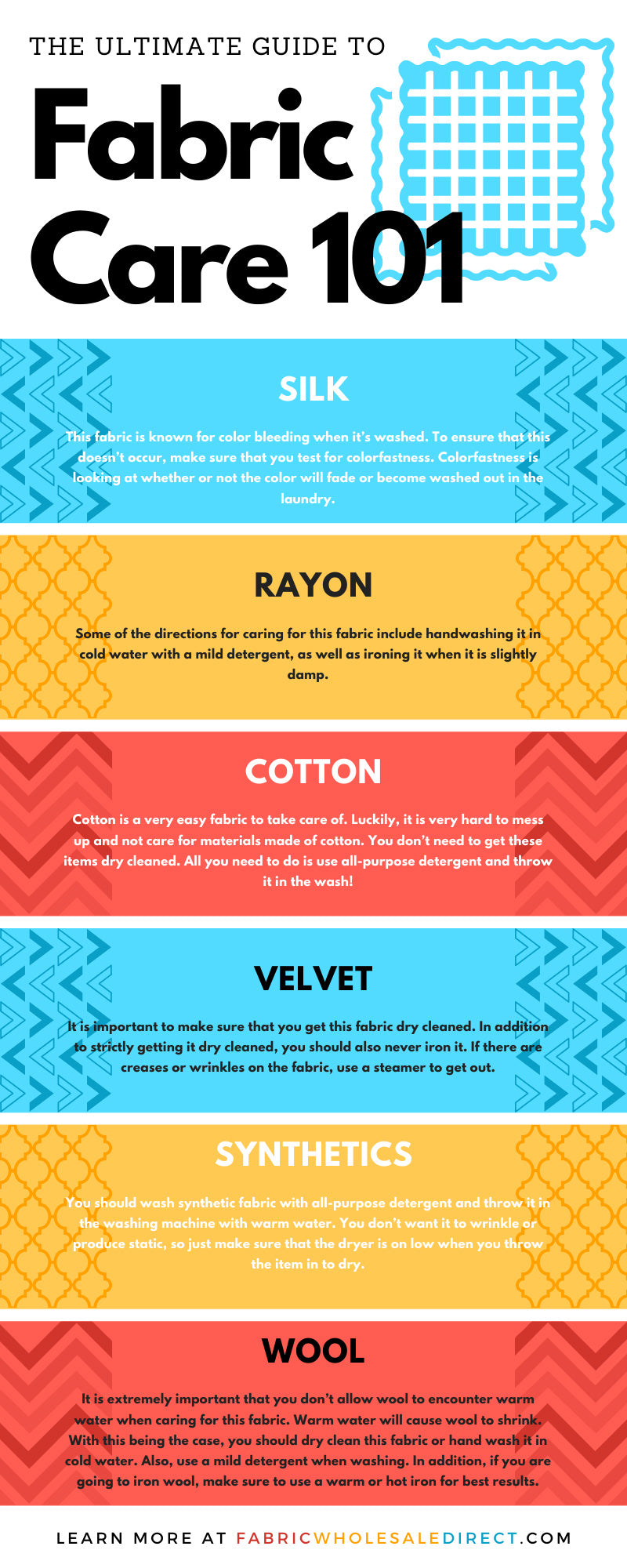 The Ultimate Guide To Fabric Care 101