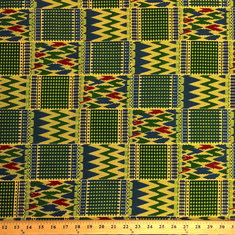Kente African Print (19007-2) - Fabric Wholesale Direct