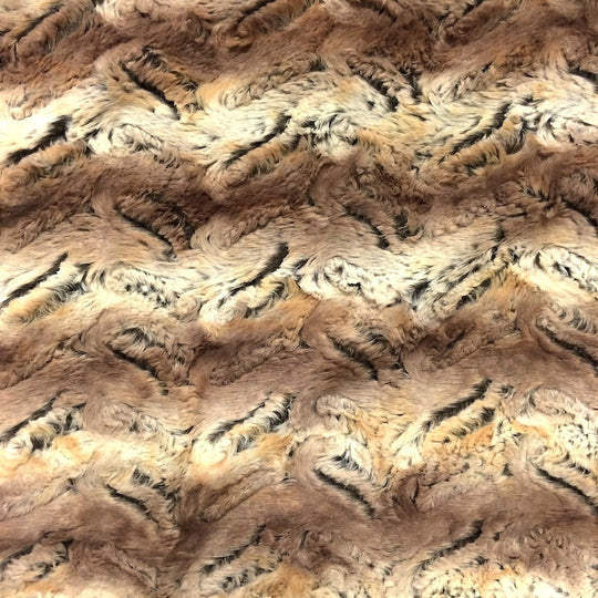 FREE SHIPPING 10 YARDS Camel Faux Fur Fabric Long Pile Mongolian Style 5000  -  Israel