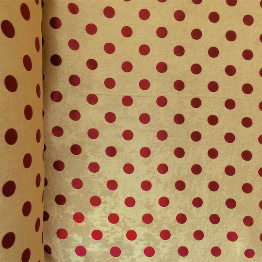 500X150CM Cotton Polka Dot Cut Fabric Sewing Fabric By The Yard