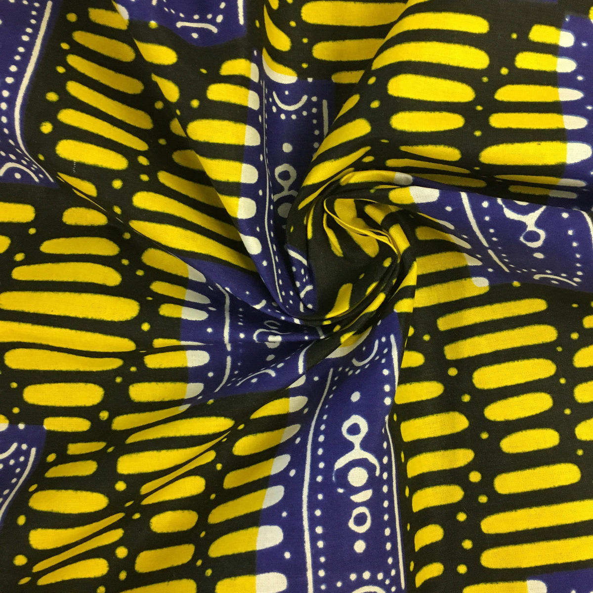 African Print Fabric (90101-3) 100% Cotton 44/45