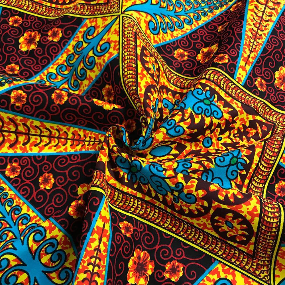 African Print Fabric (90216-2) 100% Cotton 44 inches Wide $4.99/Yard ...