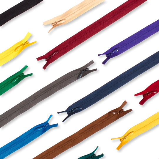 YKK Invisible Zipper - 9 Various Colors – Sewing Kit Supply