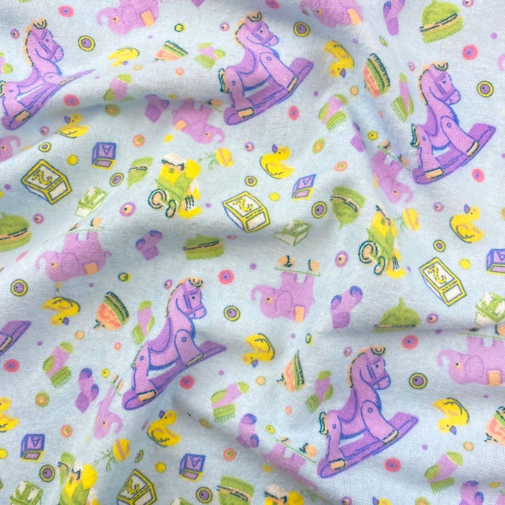 Printed Cotton Flannel Fabric 45