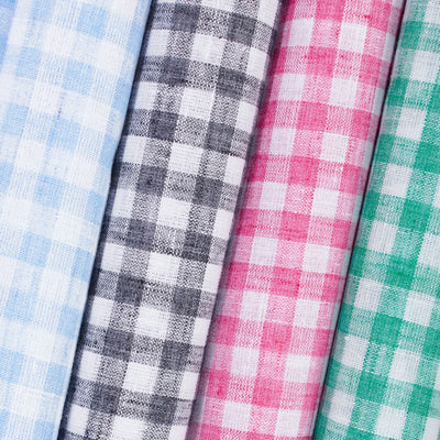 Gingham 1/12 Fabric $4.25/ yard 65% Polyester 35% Cotton Sold BTY