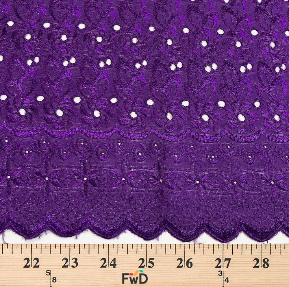 lavender eyelet fabric