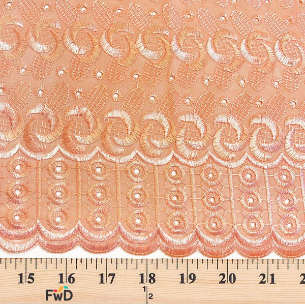 Eyelet Spiral Embroidery Fabric 43
