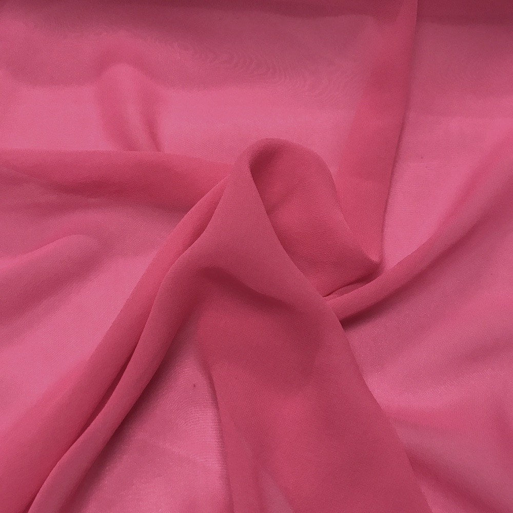 fuschia chiffon fabric