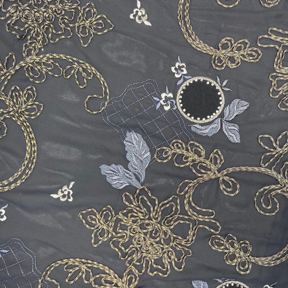 patterned georgette fabric