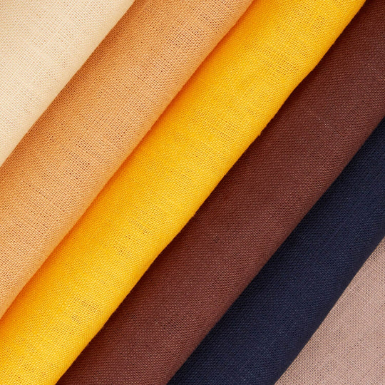 Lightweight Linen Fabric by the Yard for Clothes / 100% Pure