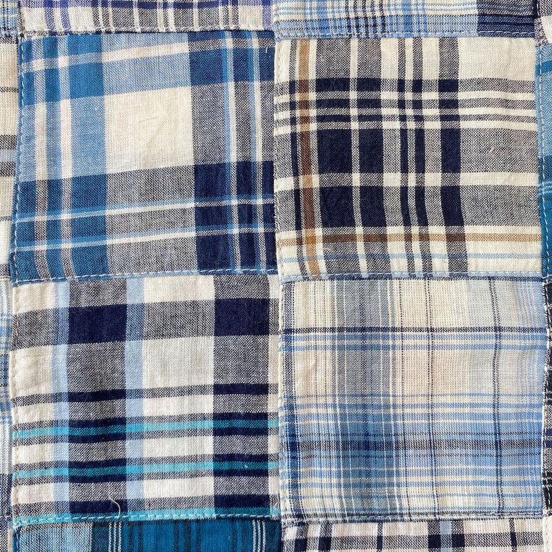 Gregory Patchwork Nantucket Madras Plaid Fabric 100% Cotton 45