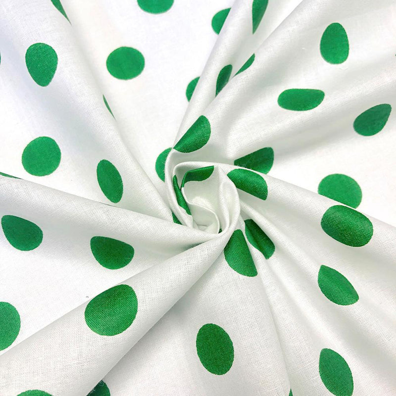 Polka Dot Large (White Background) $4.99/ Yard 43/44