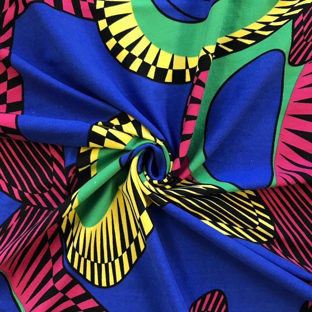 African Printed DTY Brushed Fabric Senzo-4 $7.99/yard By The Yard