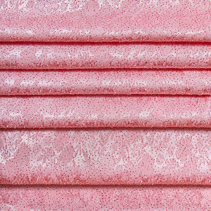 Baby Pink - All-Over Sequin Fabric - Thimbles Fabric Shop Online