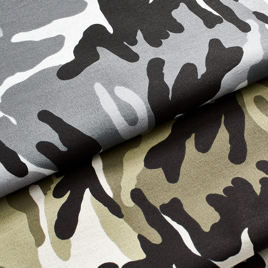 LV Denim Camouflage Cotton Fabric for Custom Jacket – MingFabricStore