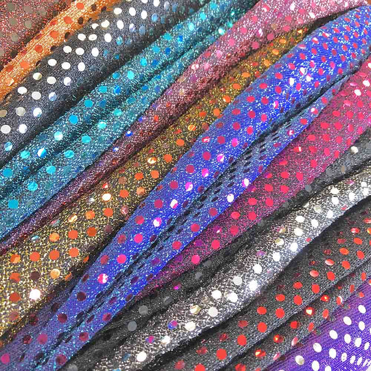 Confetti Dot Sequins Fabric, 3mm Sequins Fabric