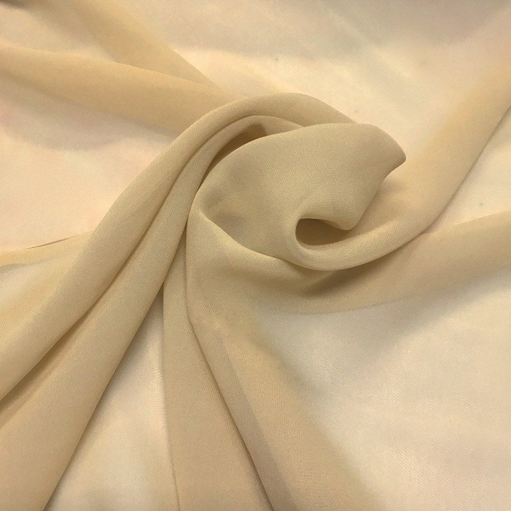 taupe chiffon fabric