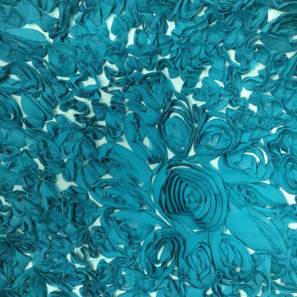 teal mesh fabric