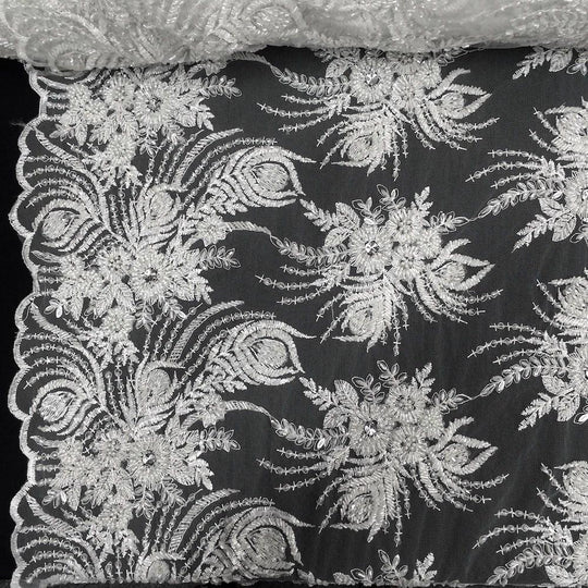 Bargin Deals On Beautful Wholesale stripe black lace fabric