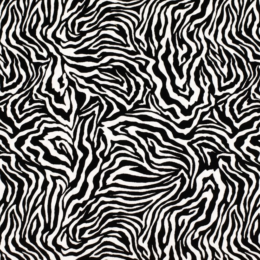 Zebra print seamless pattern. Wild animal texture. Striped black