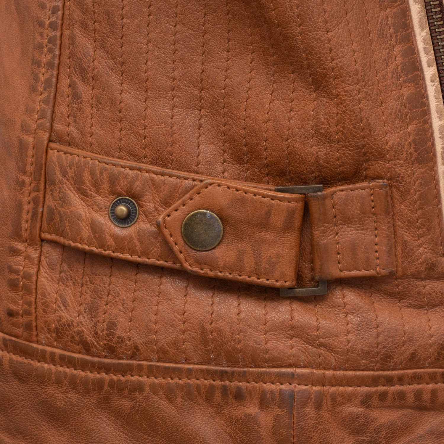 Becket: Men's Tan Leather Jacket