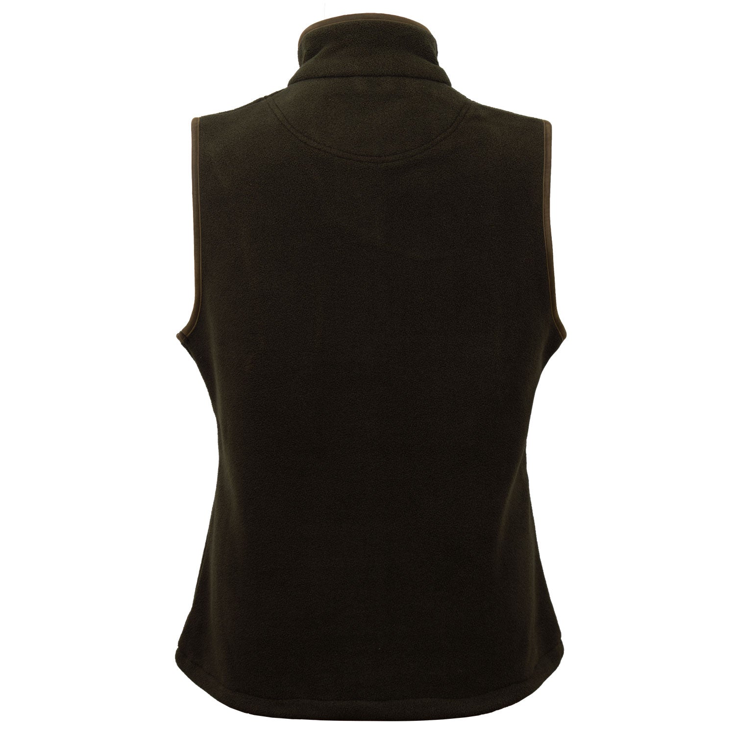 Nancy: Women's Olive Fleece Gilet