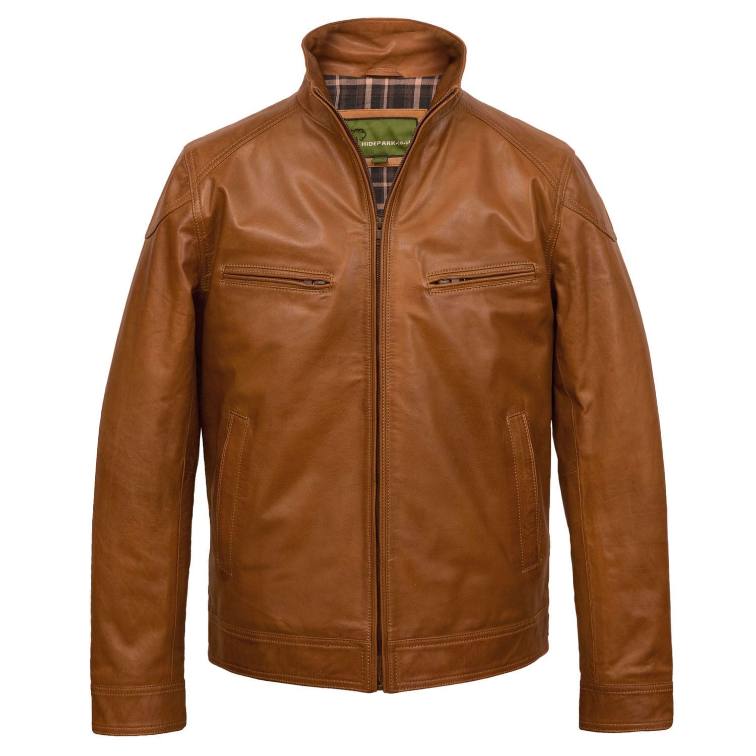 Matt: Men's Tan Leather Jacket