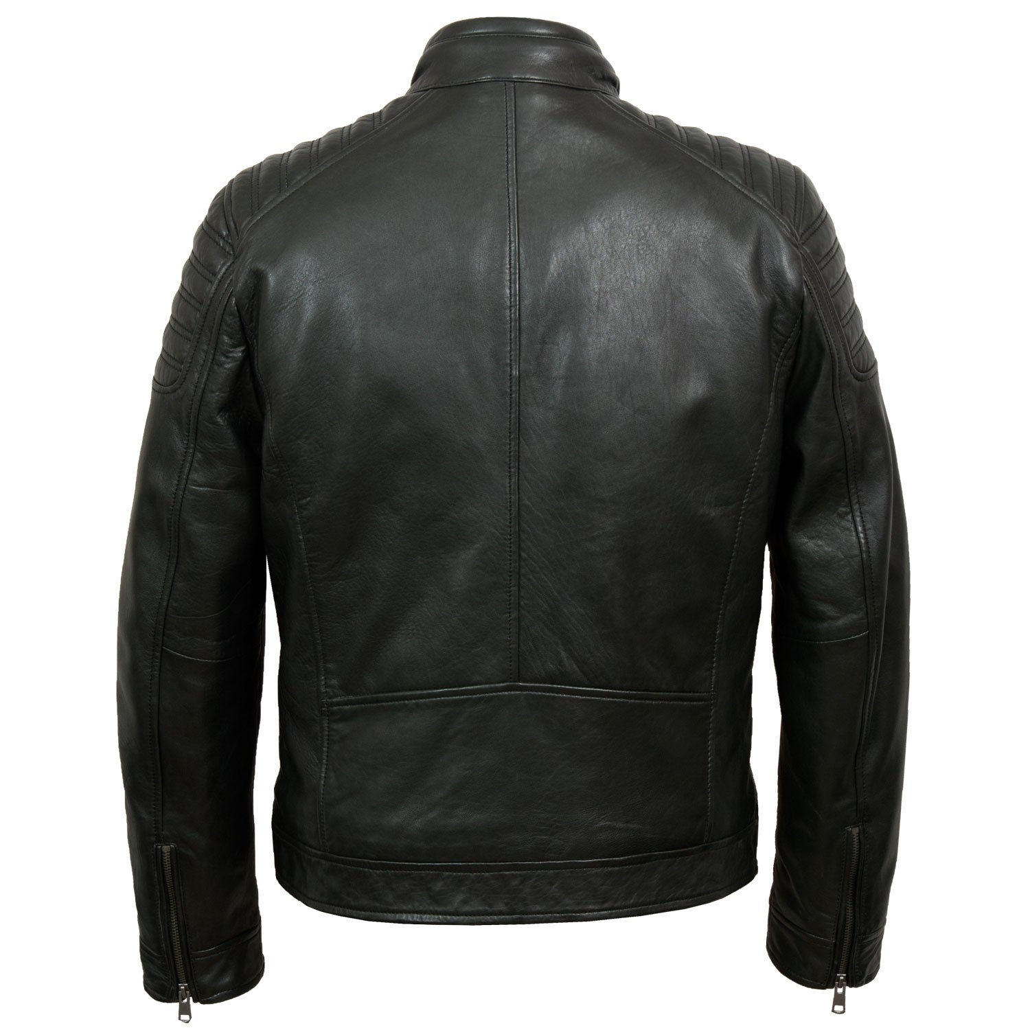 Tate Men's Black Leather Jacket
