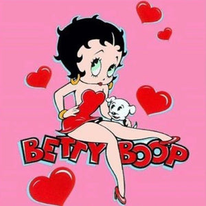 BETTY BOOP’S HEART - Full Drill Diamond Painting - 30cm x 30cm