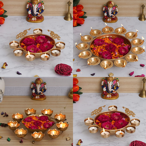 Urli Bowl, Urli Bowl For Diwali Decorations, urli tealight Holder, Diwali Decor Items, Handicrafts items, Urli For Diwali , Metal Urli Bowl
