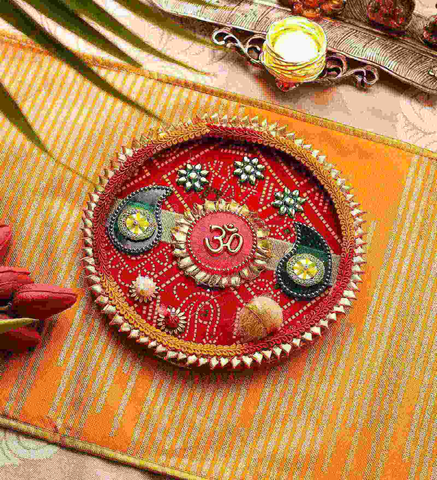 Rajasthani Pooja Thali for Decorations