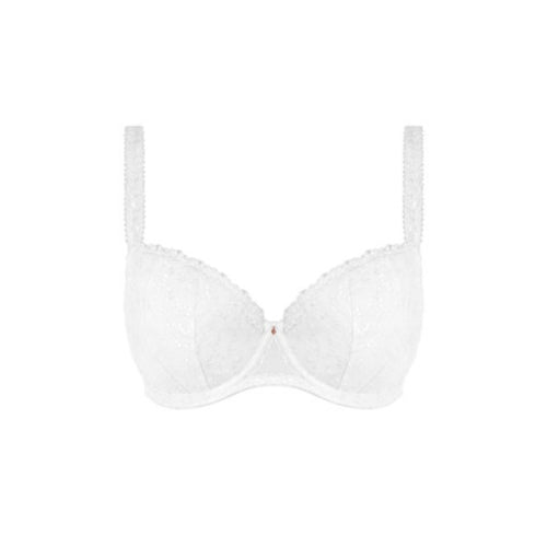 Aurelia Bra by Fantasie, White Floral, Half-Cup Bra