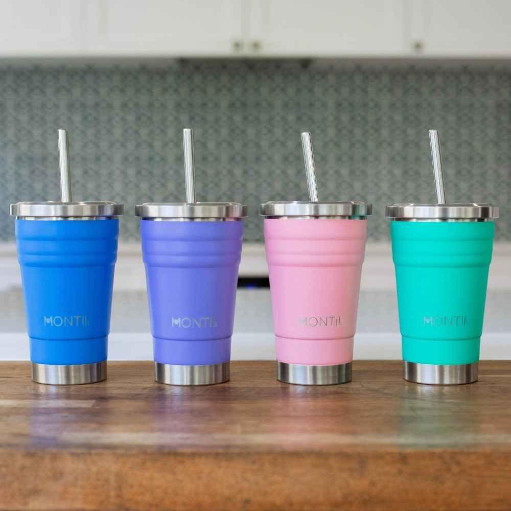 Silicone Mini Smoothie Cup With Straw