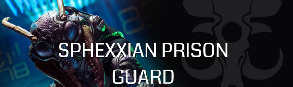 Cosmic Legions Sphexxian Prison Guard Actionfigur Figurenlager