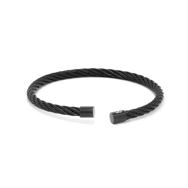 Fysara 3pcs/set Cable Wire Bracelets & Bangles For Men Stainless