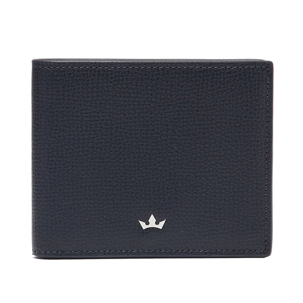 Wallets & Cases | Leather Navy Bifold | Haspel