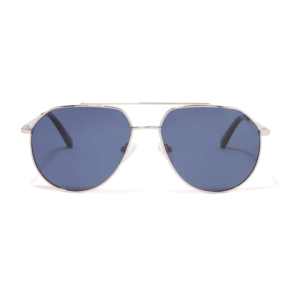 EDGAR AVIATOR POLARIZED SUNGLASSES > SILVER / BLUE – RODERER