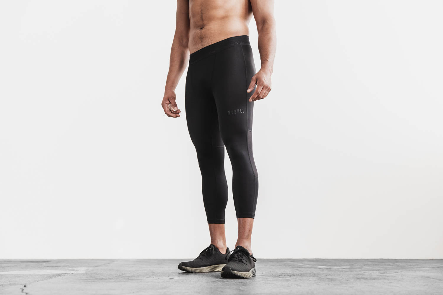 Running & Training Black Bloomun 3/4 Non-Padded Compression