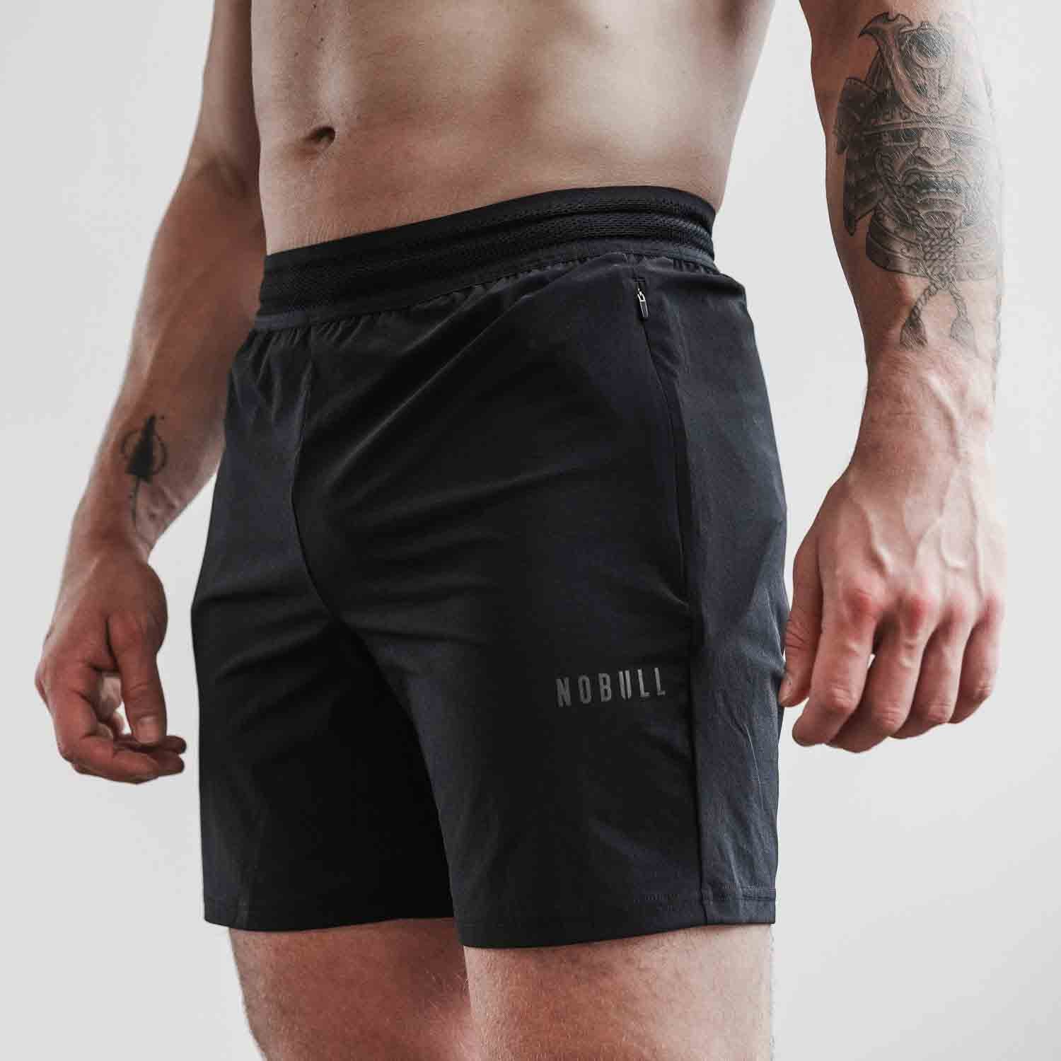 2 in 1 Functional Training Shorts [Brown/Black] – Gym Apparel Egypt