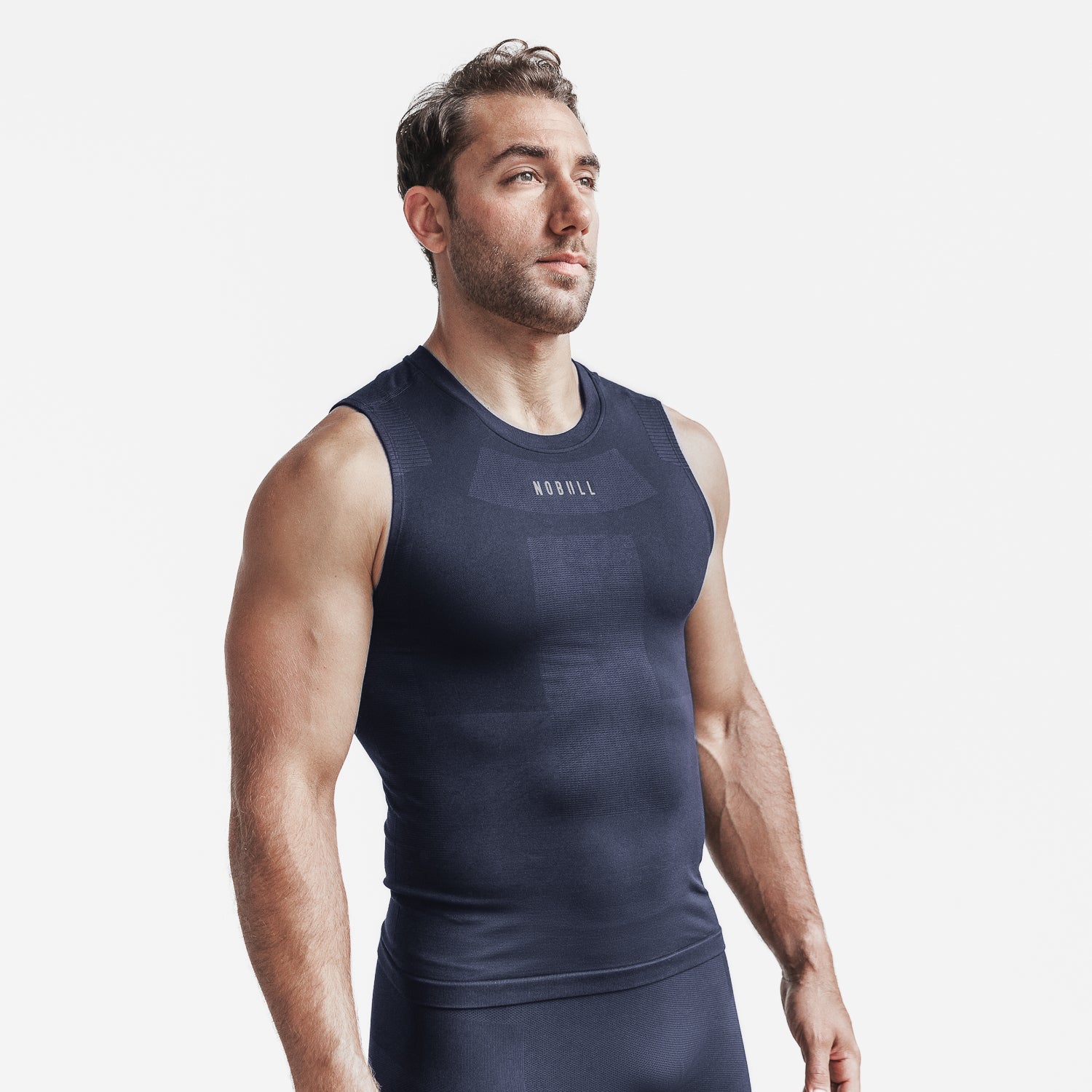 Men's Midweight Seamless Compression Sleeveless Top