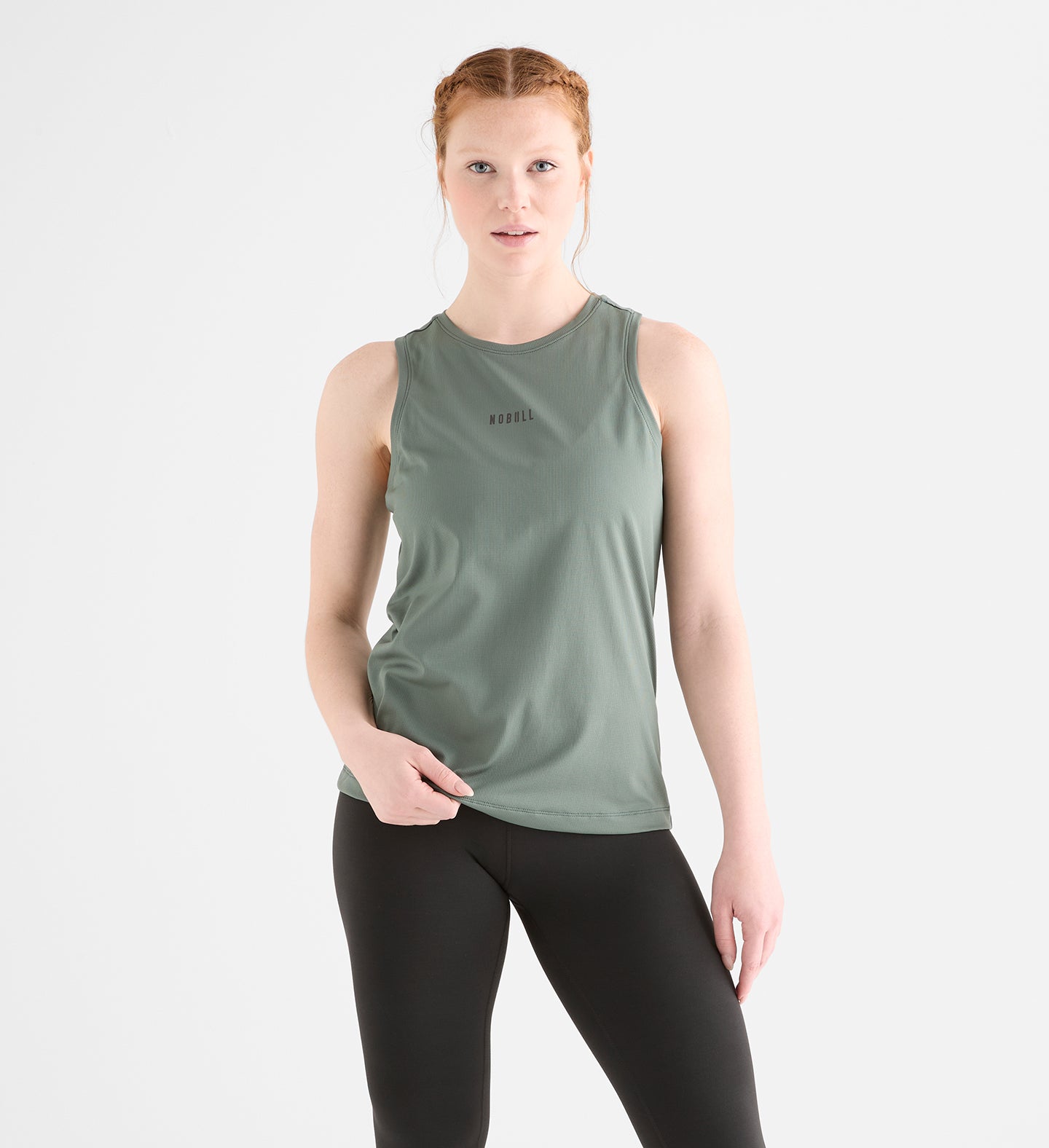 Athleta Girl Power Up Seamless Swirl Sport Length Tank